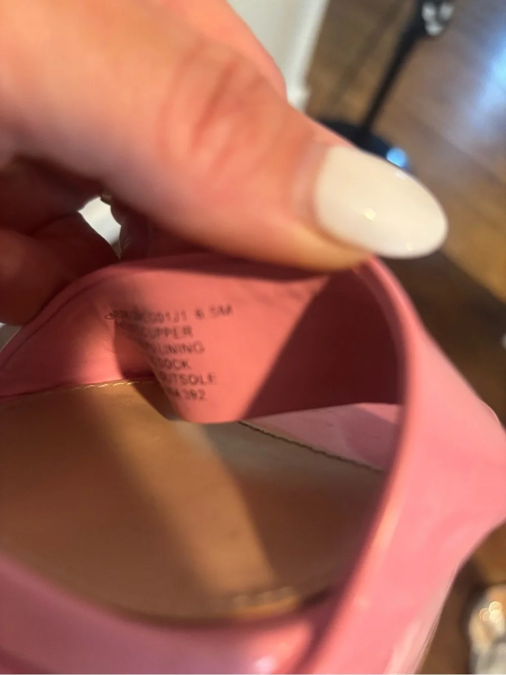 Madden Girl Pink Patent Platform Block Heels